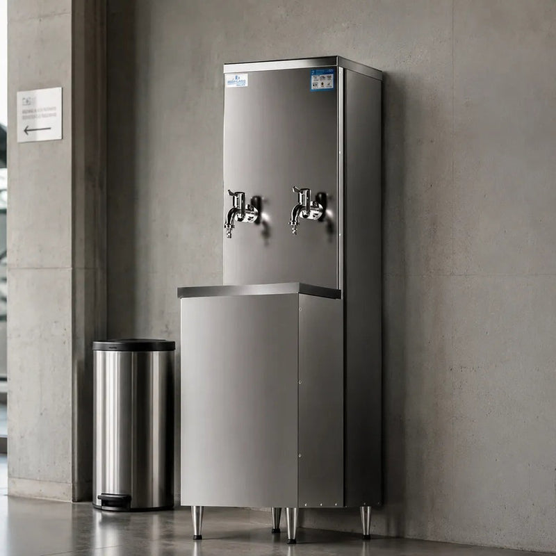 Bebedouro Industrial Robust 30 Litros instalado em ambiente corporativo